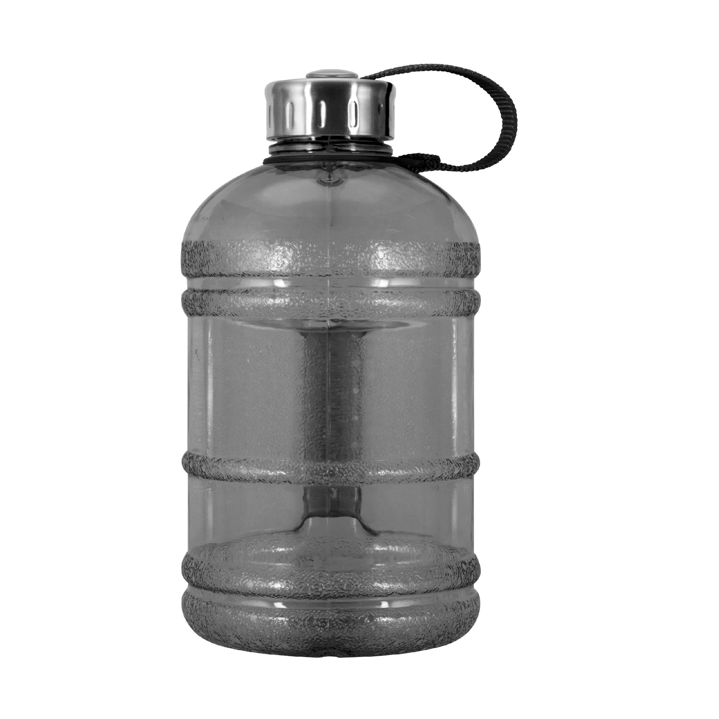 1/2 Gallon BPA Free Water Bottle, Plastic Bottle, Sports Bottle, with Stainless Steel Cap, GEO