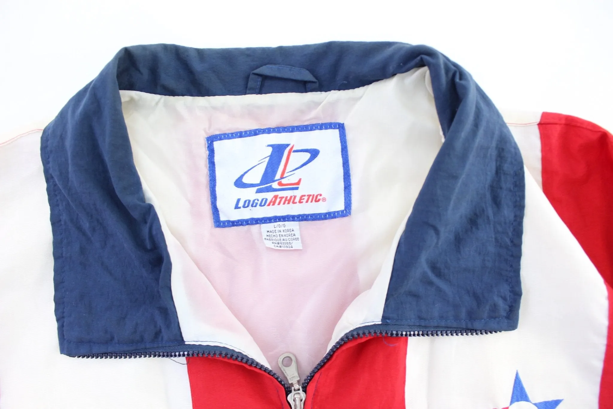 1998 U.S. Open Bowling Embroidered Logo Athletic Zip Up Jacket