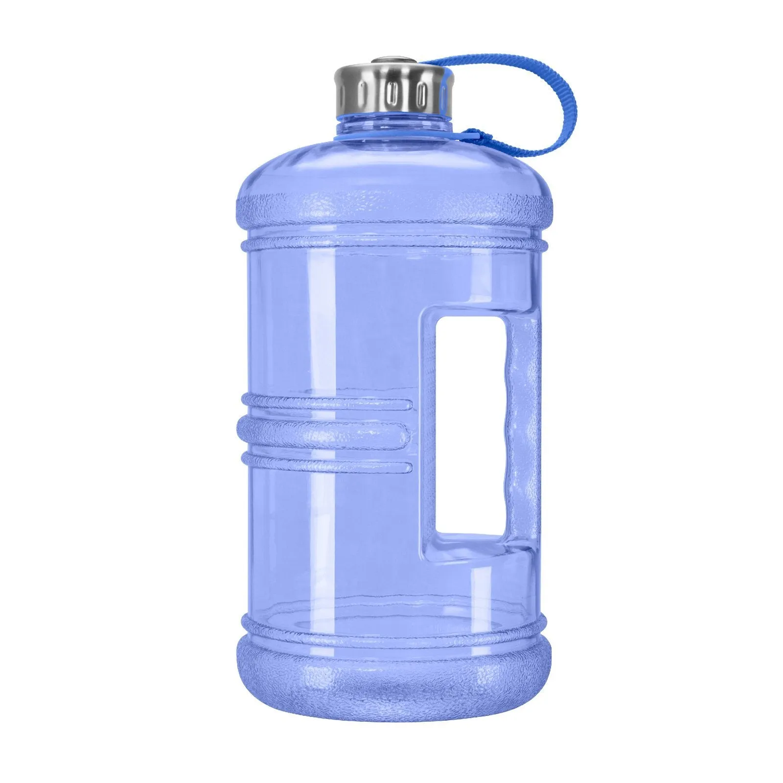 3 Liter BPA Free Water Bottle, Plastic Bottle, Sports Bottle, with Stainless Steel Cap, GEO