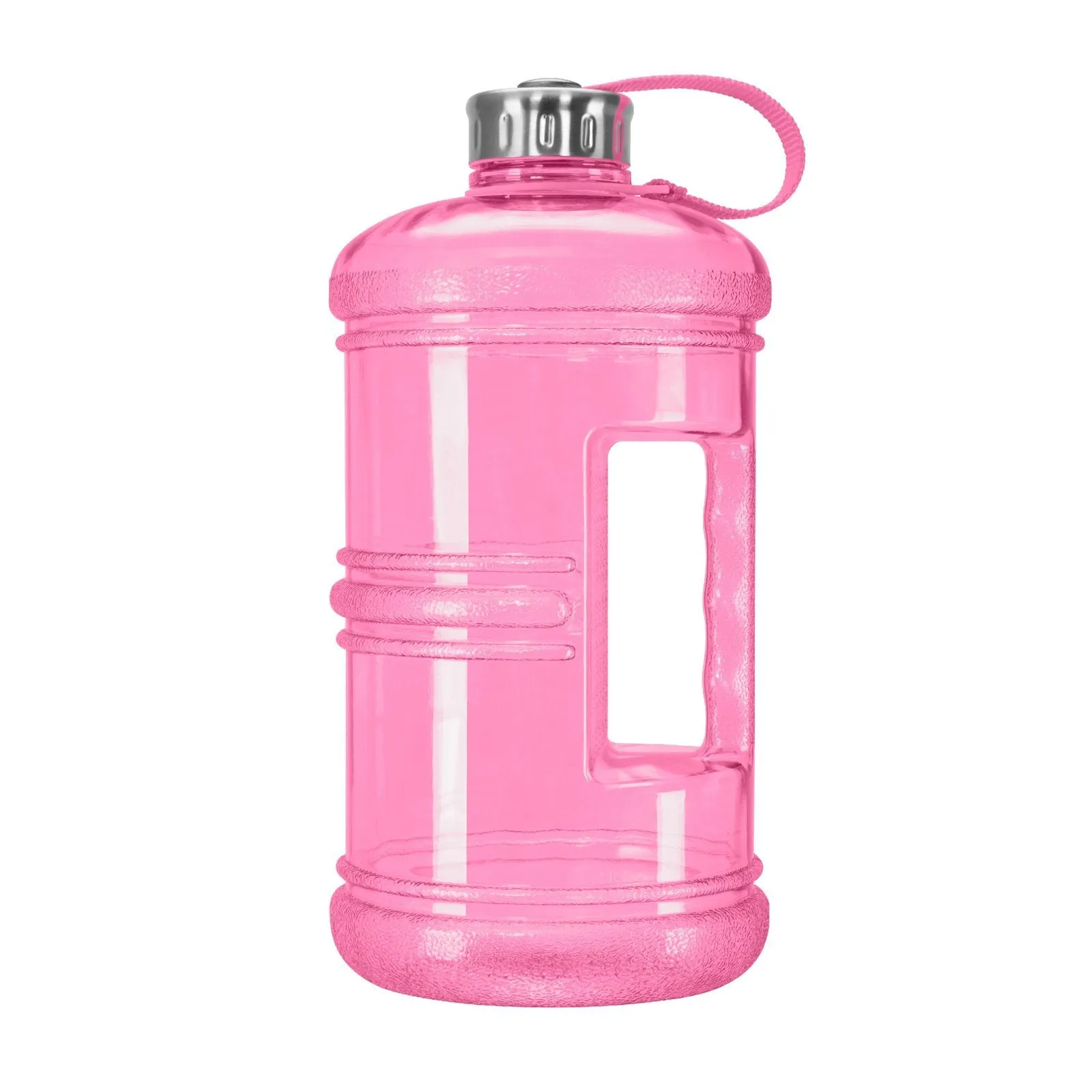 3 Liter BPA Free Water Bottle, Plastic Bottle, Sports Bottle, with Stainless Steel Cap, GEO