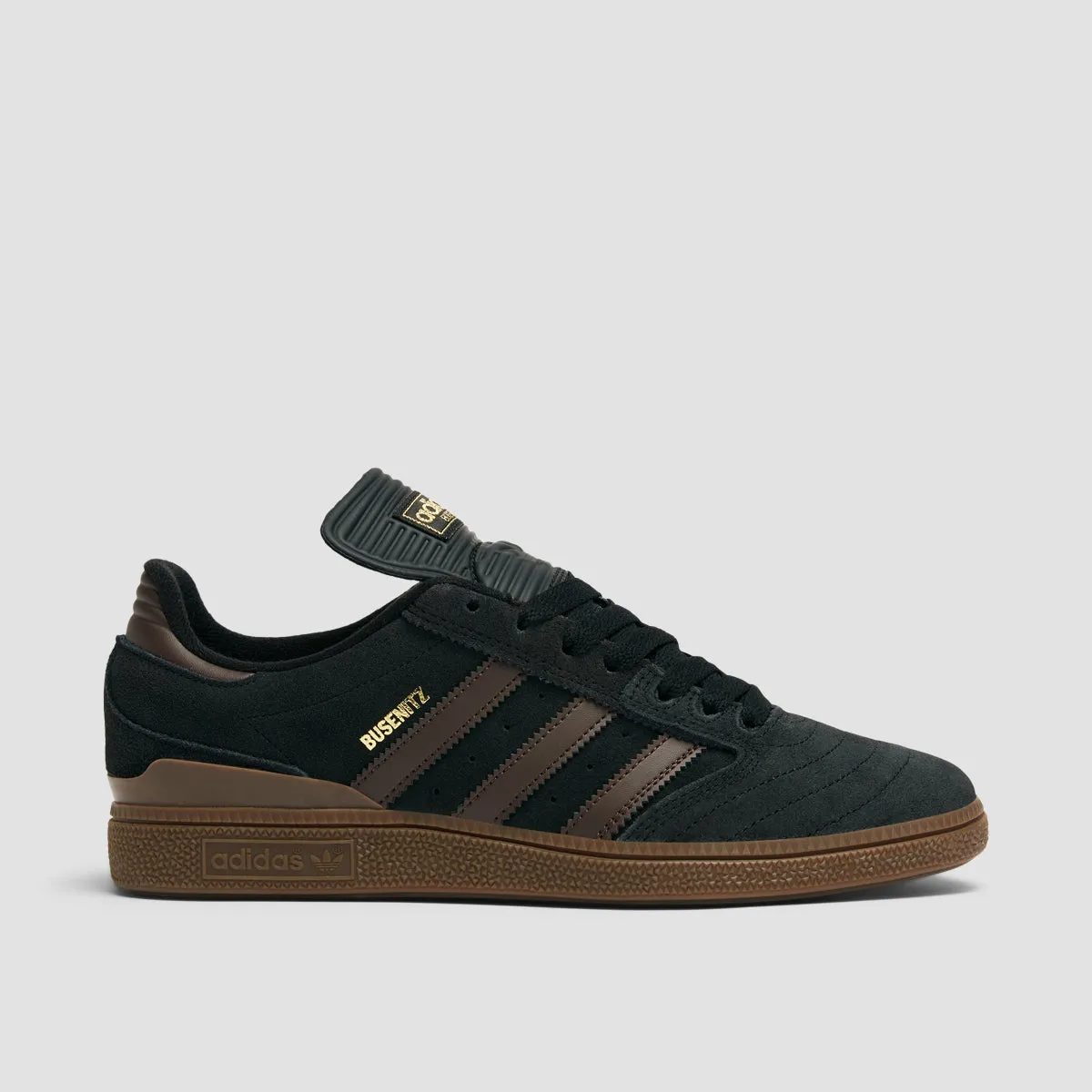 adidas Busenitz Shoes - Core Black/Brown/Gold Met