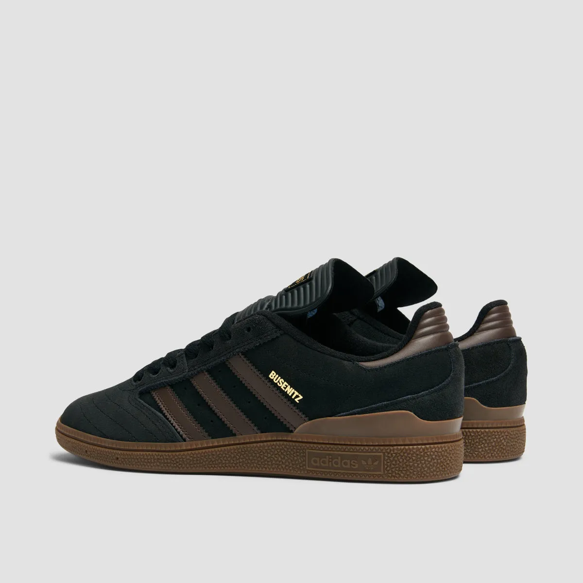 adidas Busenitz Shoes - Core Black/Brown/Gold Met