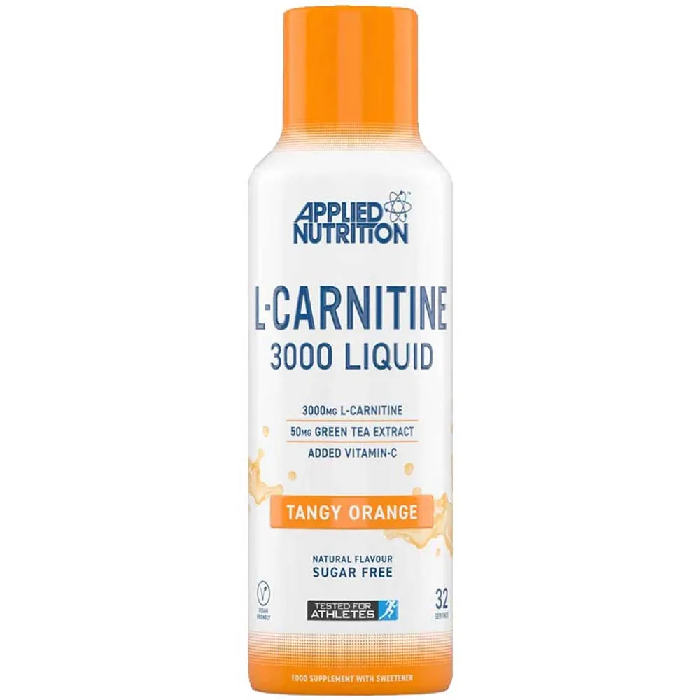 Applied Nutrition L Carnitine Liquid, 3000 mg, Supports the Poduction of Energy