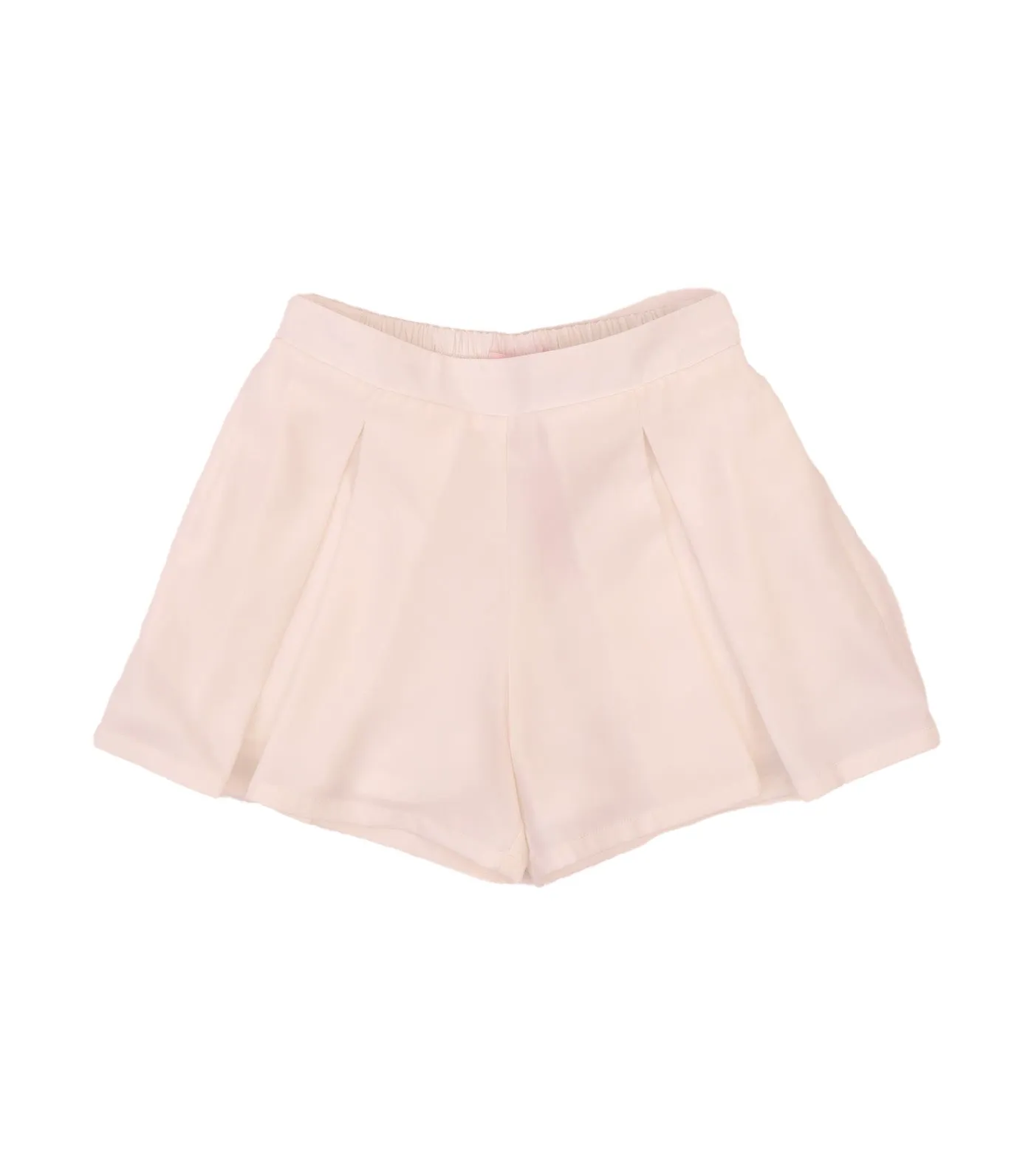 Arden Pleated Shorts White