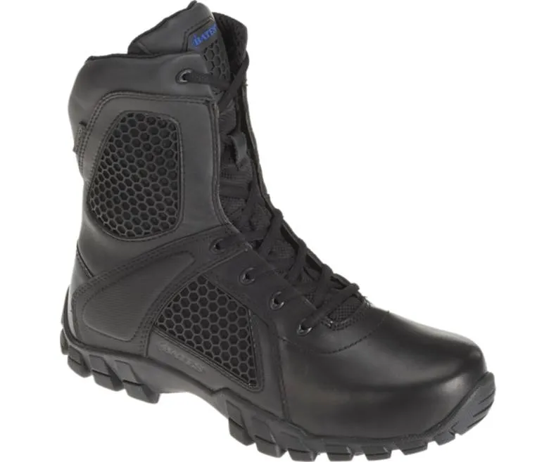 Bates Strike 8" Side Zip Boots Medium (Black)