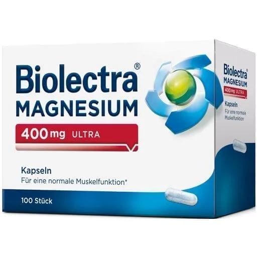 BIOLECTRA Magnesium 400 mg ultra capsules