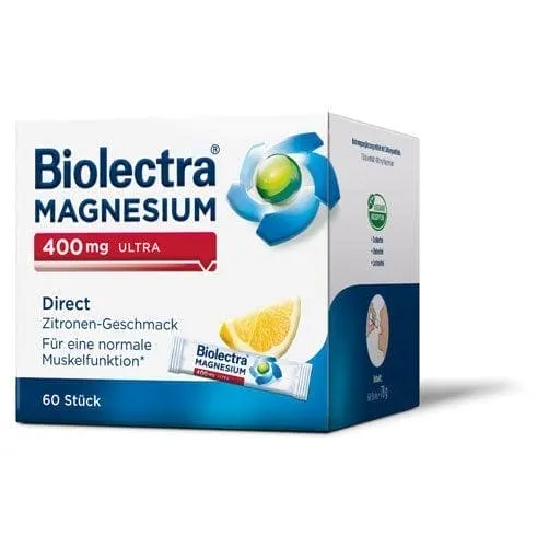 BIOLECTRA Magnesium 400 mg Ultra Direct Lemon