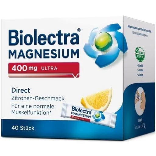 BIOLECTRA Magnesium 400 mg Ultra Direct Lemon