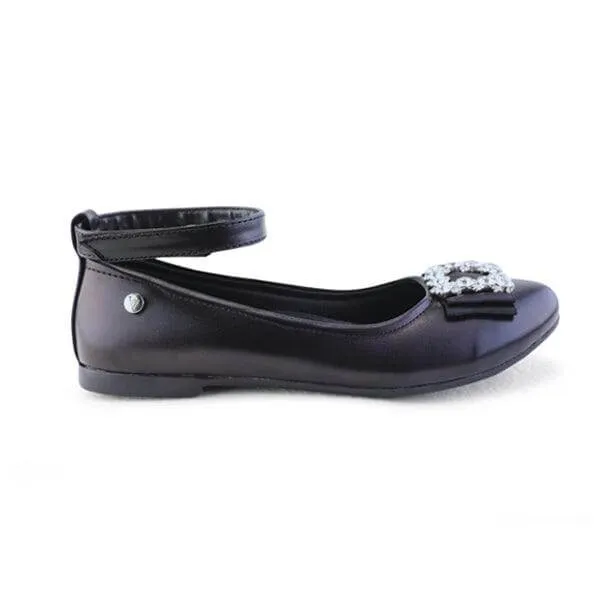 BLACK PLAIN FORMAL SHOES FOR GIRLS