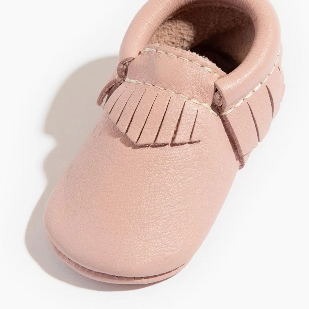 Blush Moccasin Baby Shoe