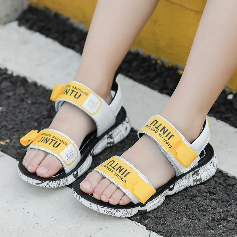 Boys Sandals New Men's Big Kids Korean Version