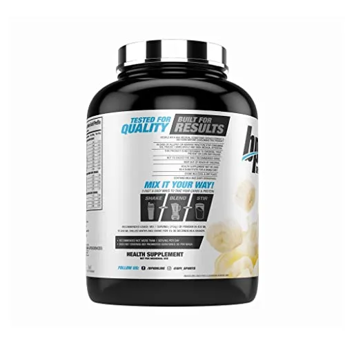 BPI Sports Bulk Muscle XL - 3kg- Banana- Advanced Anabolic Mass Gainer- 50 gm Protein- 144 gm- Carbs- 842 Kcal