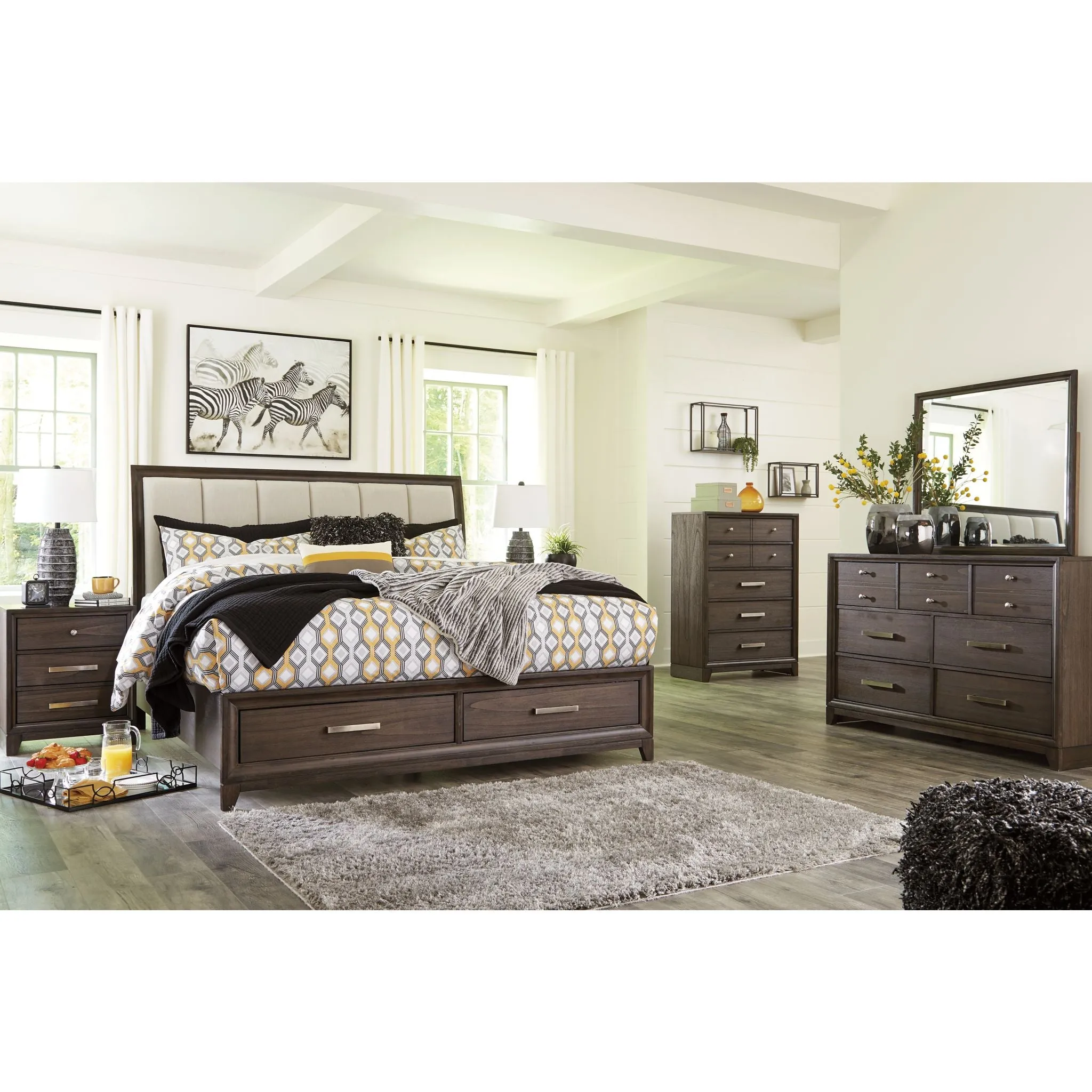 Brueban 3 Piece Storage Bed