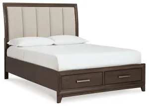 Brueban Bed with 2 Storage Drawers