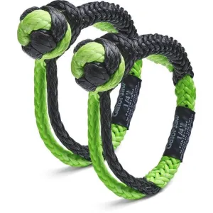 Bubba Rope 1/4" Mini Gator-Jaw Synthetic Soft Shackle - Pair