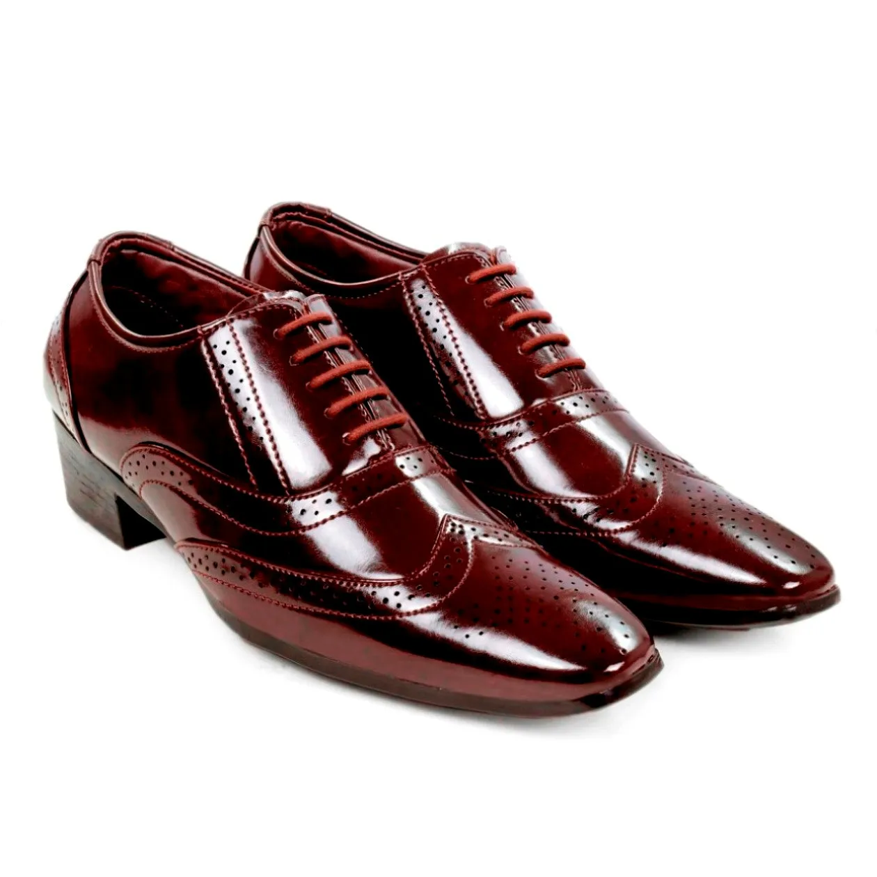 BXXY  Height Increasing Formal And Office Wear Brogue Shoes For Men