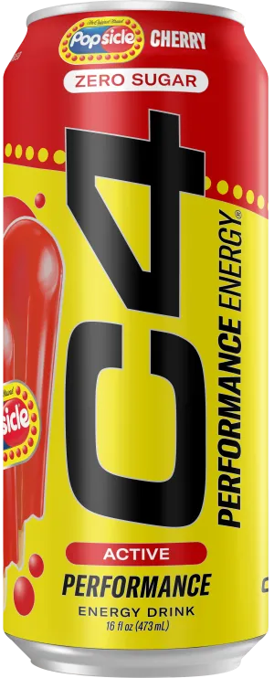 C4 Performance Energy Drink, Cherry Popsicle, 16 oz, Single Can