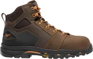 'Danner' Men's 4.5" Vicious WP Comp Toe Hiker - Brown / Orange