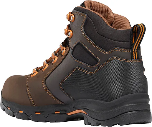 'Danner' Men's 4.5" Vicious WP Comp Toe Hiker - Brown / Orange