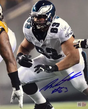 Danny Watkins Signed 8x10 Philadelphia Eagles Photo SI