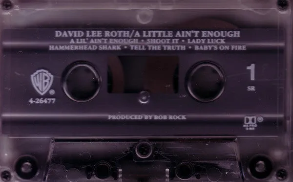 David Lee Roth - A Little Ain't Enough (Cass, Album, SR,) (NM or M-)