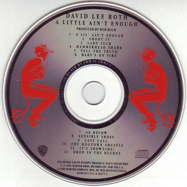 David Lee Roth - A Little Ain't Enough (CD, Album) (NM or M-)