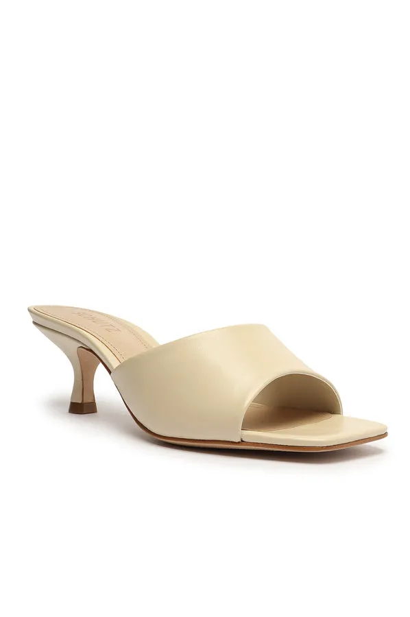 Dethalia Leather Sandal - Eggshell