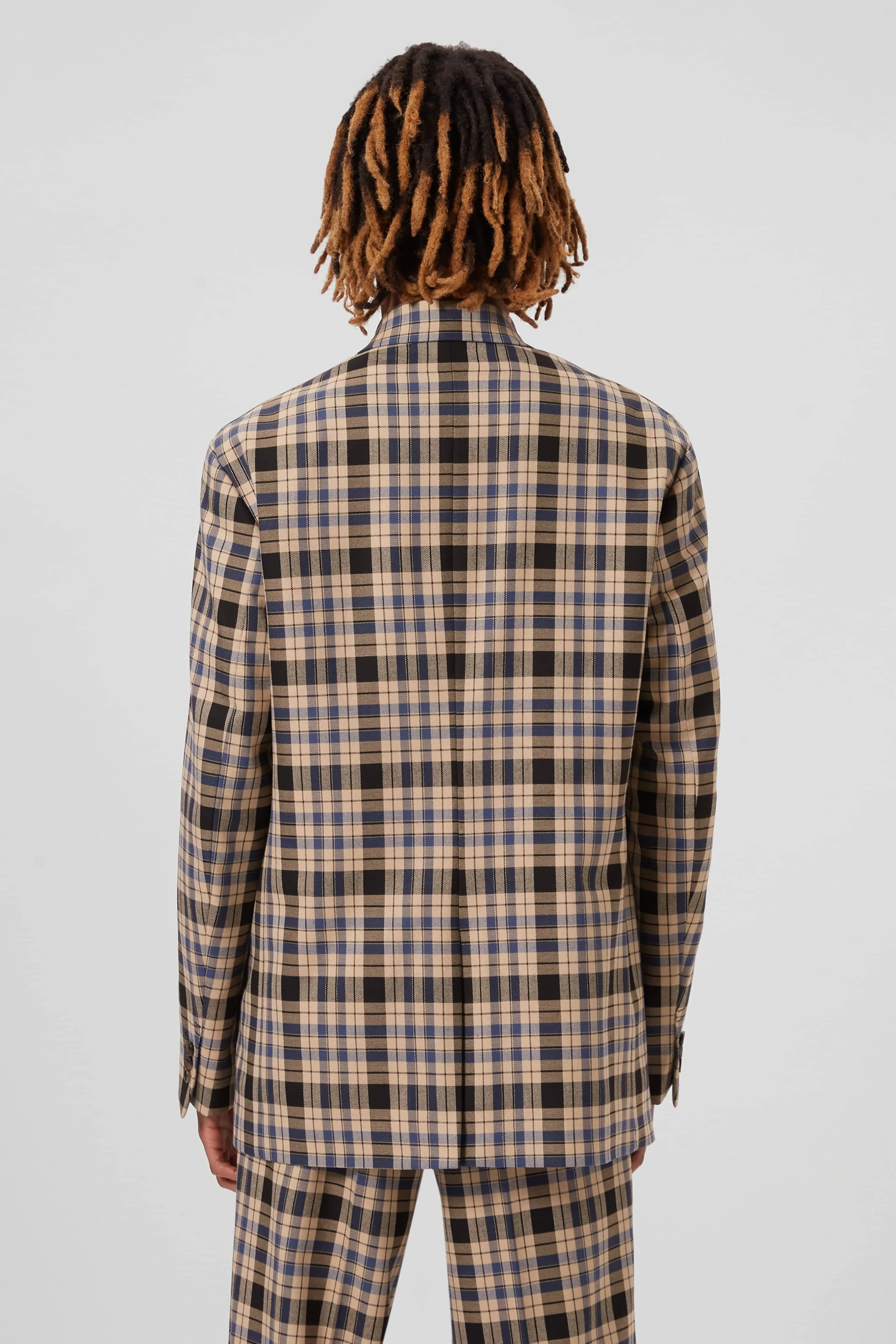 Digne Oversized Brown Check Suit - ARCHIVE