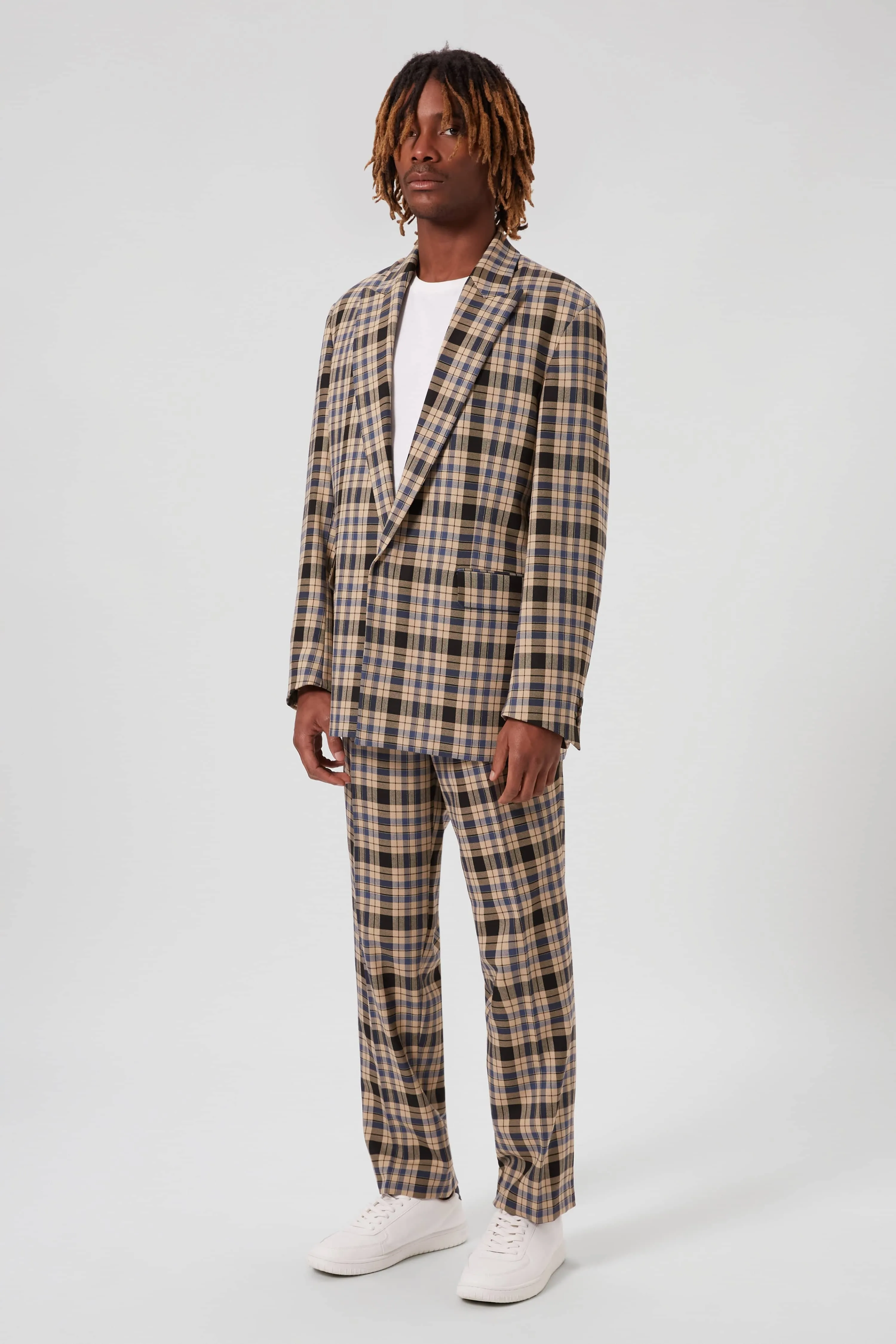 Digne Oversized Brown Check Suit - ARCHIVE