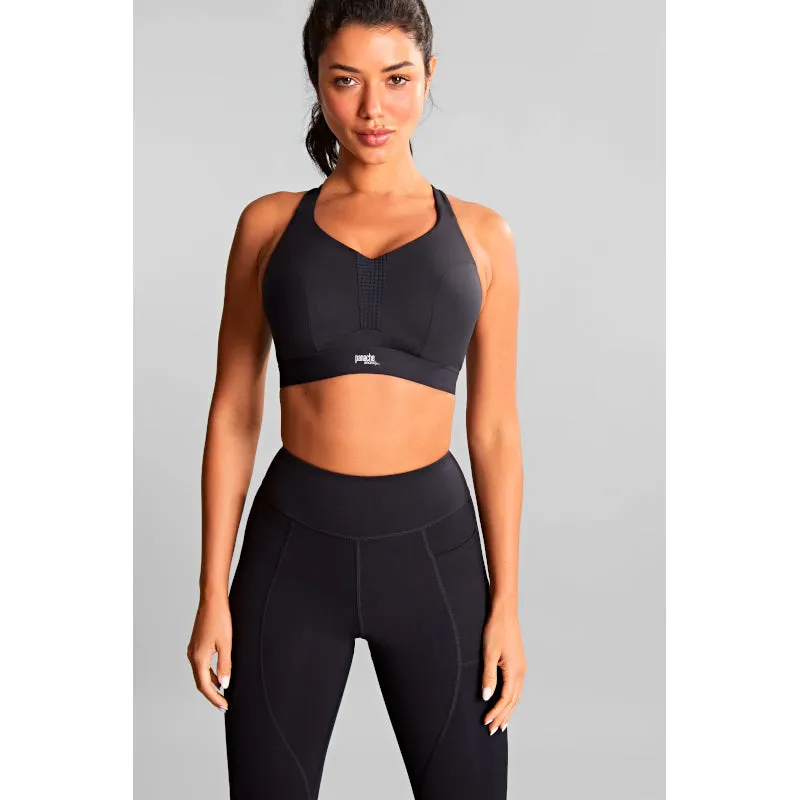 Endurance Non Padded Sports Bra Underwired Black - Panache