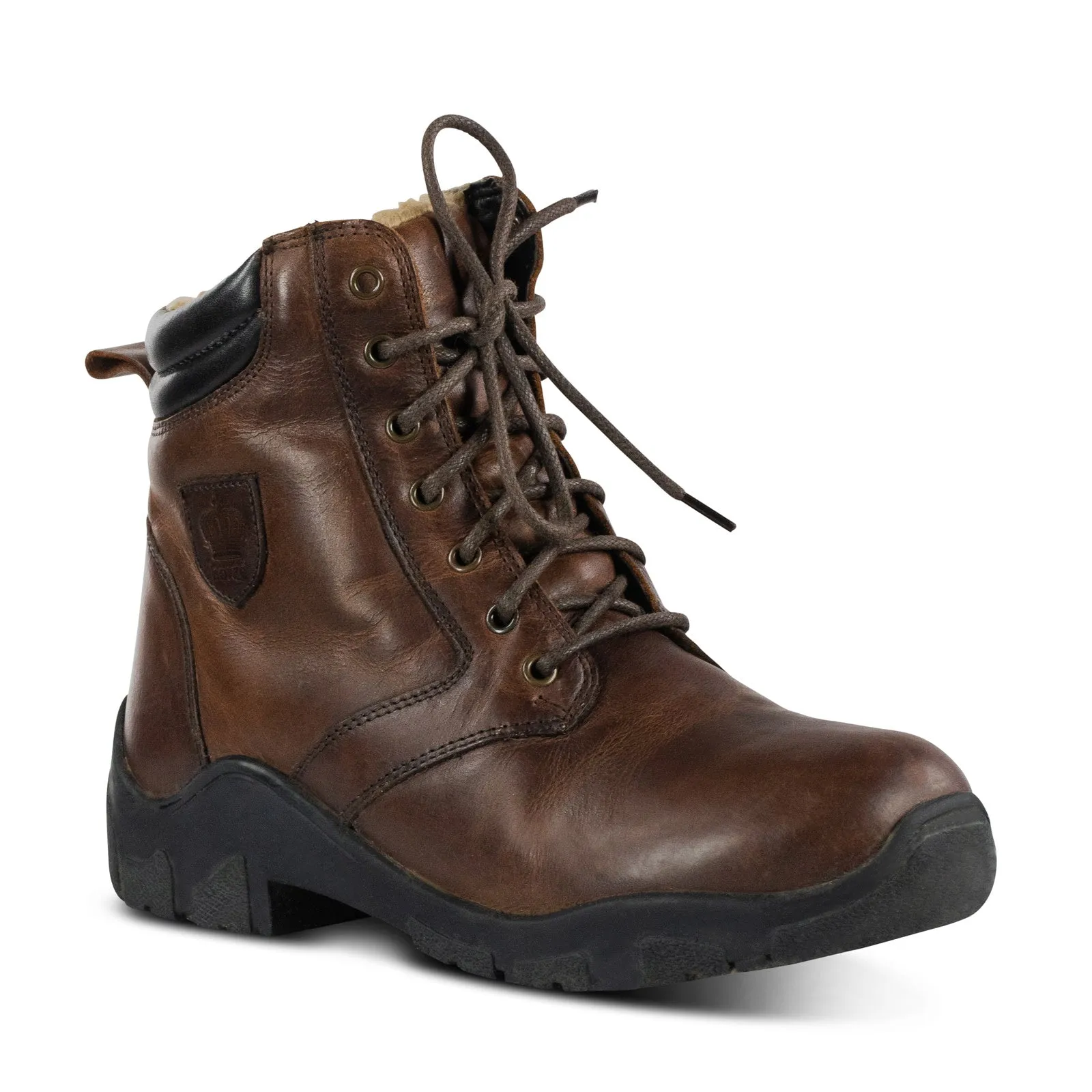 Equinavia Horze Water Resistant Winter Leather Boots - Brown 38089