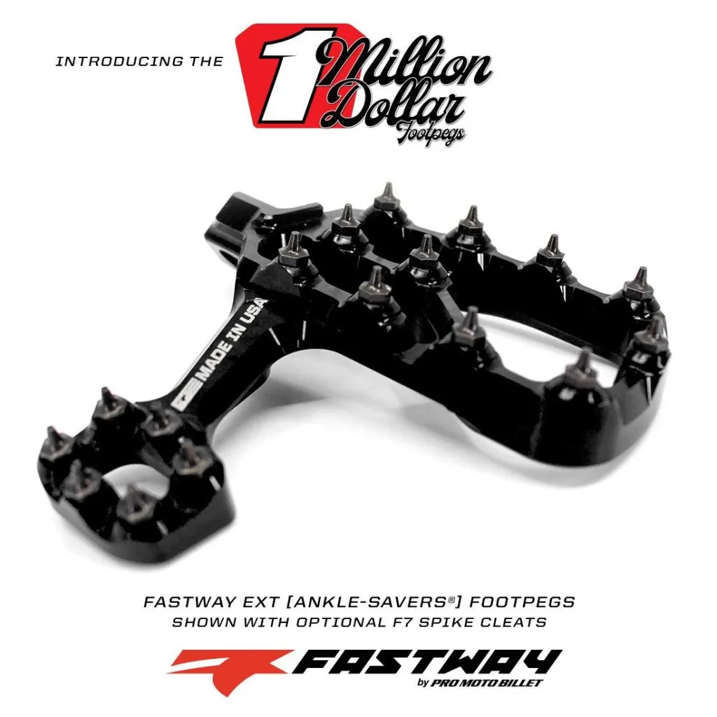 Fastway EXT Footpegs 2023-UP Yamaha YZ450F | 22-4-021