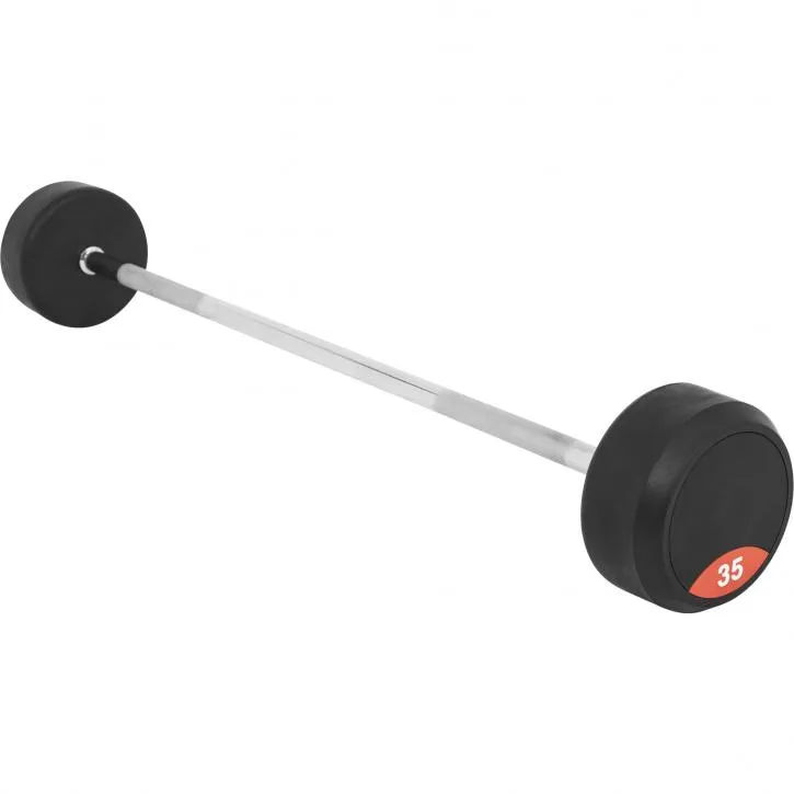 Fixed Rubber Barbell 35KG