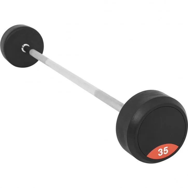 Fixed Rubber Barbell 35KG