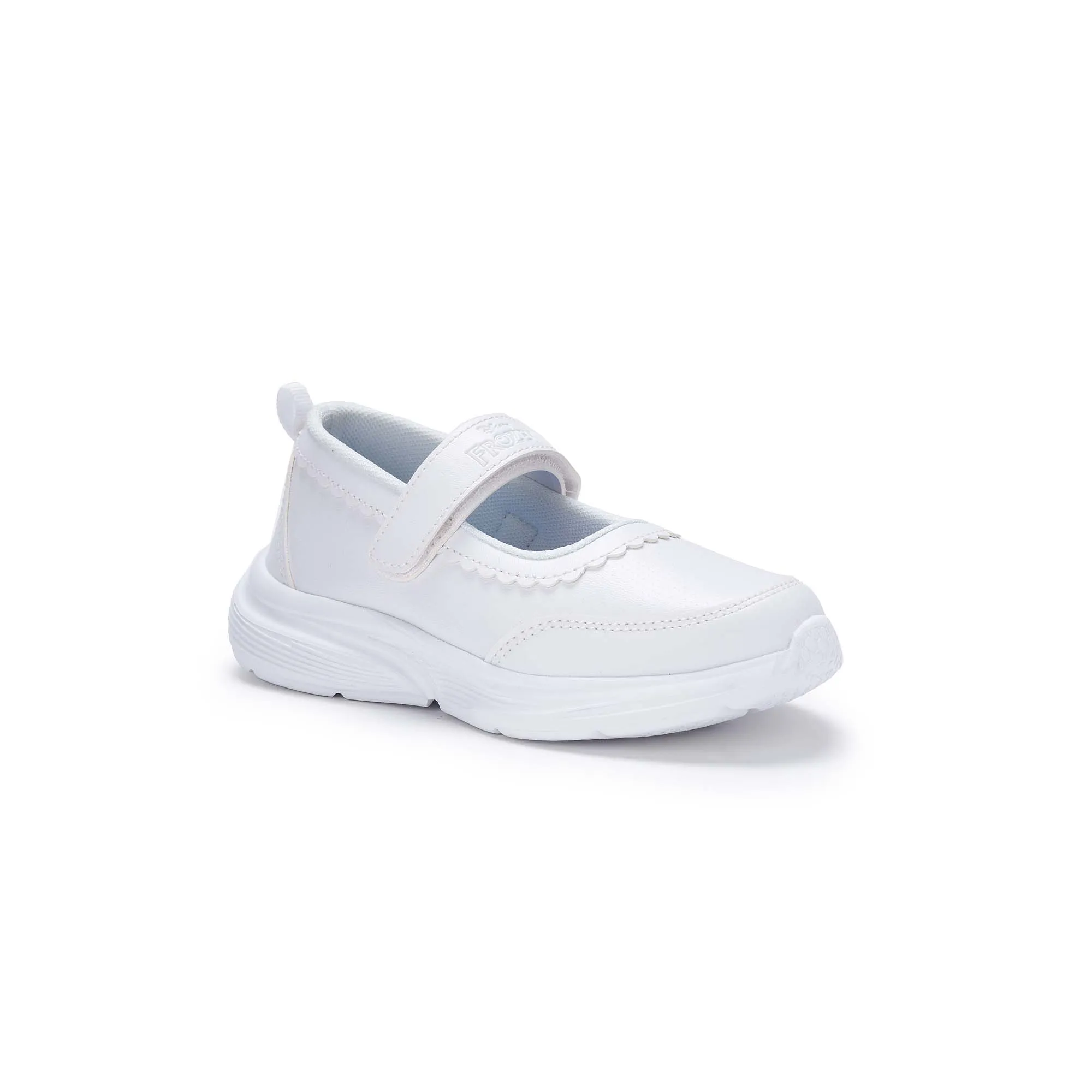 FROZEN X BATA Girls White Mary-Jane School Shoe 351X087