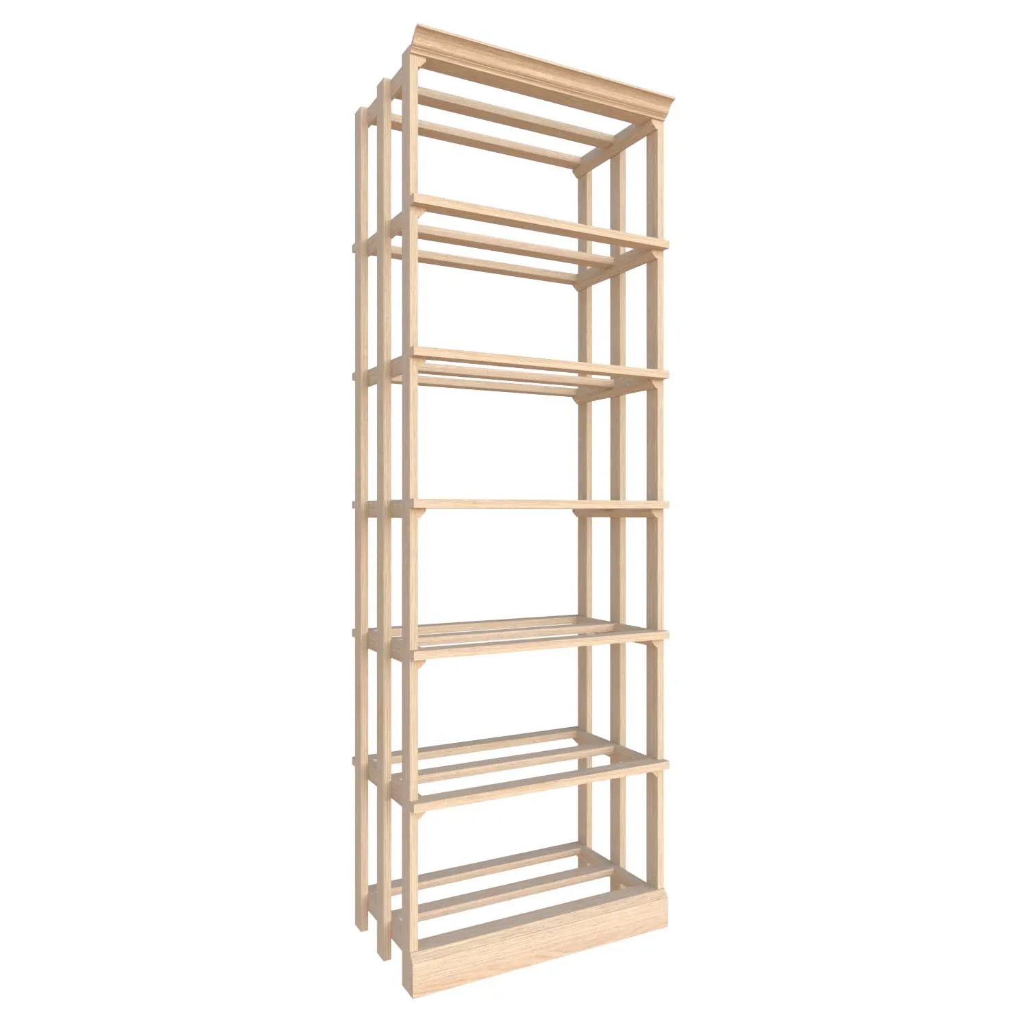 Full Height Wood Case - Premier Cru Premium Wooden Racking