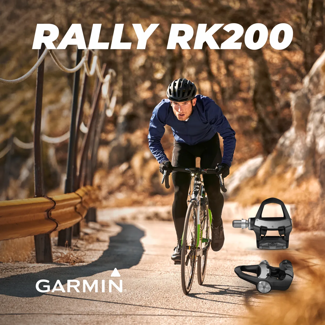 Garmin Rally RK Single-Sensing or Dual-Sensing Power Meter with Float replacement Cleats (010-02388-01)