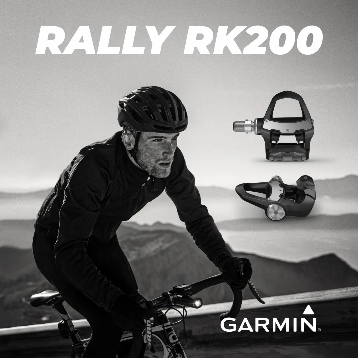 Garmin Rally RK Single-Sensing or Dual-Sensing Power Meter with Float replacement Cleats (010-02388-01)