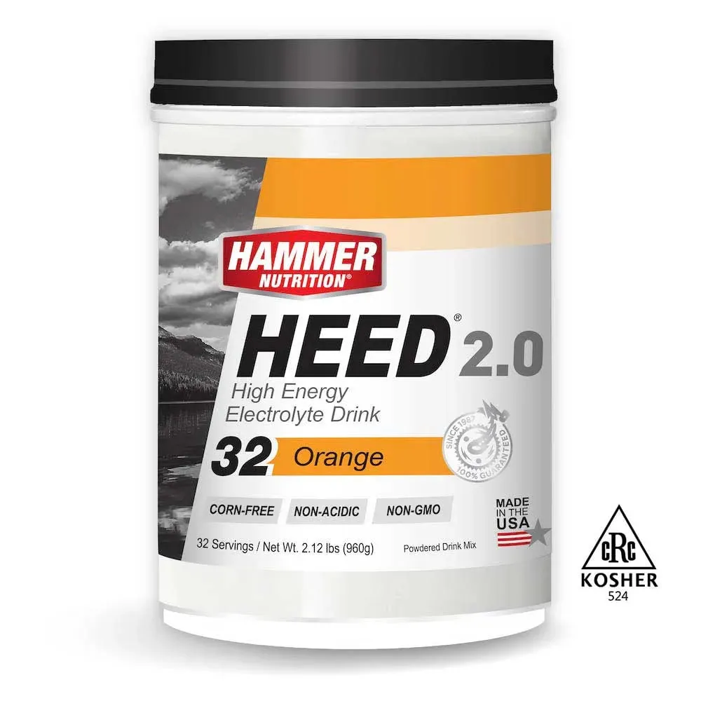 Hammer Nutrition HEED 2.0 High Energy Electrolyte 32 Servings