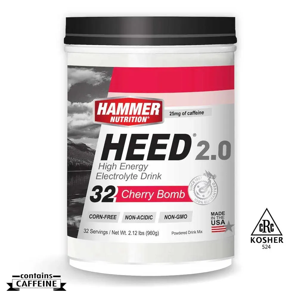 Hammer Nutrition HEED 2.0 High Energy Electrolyte 32 Servings