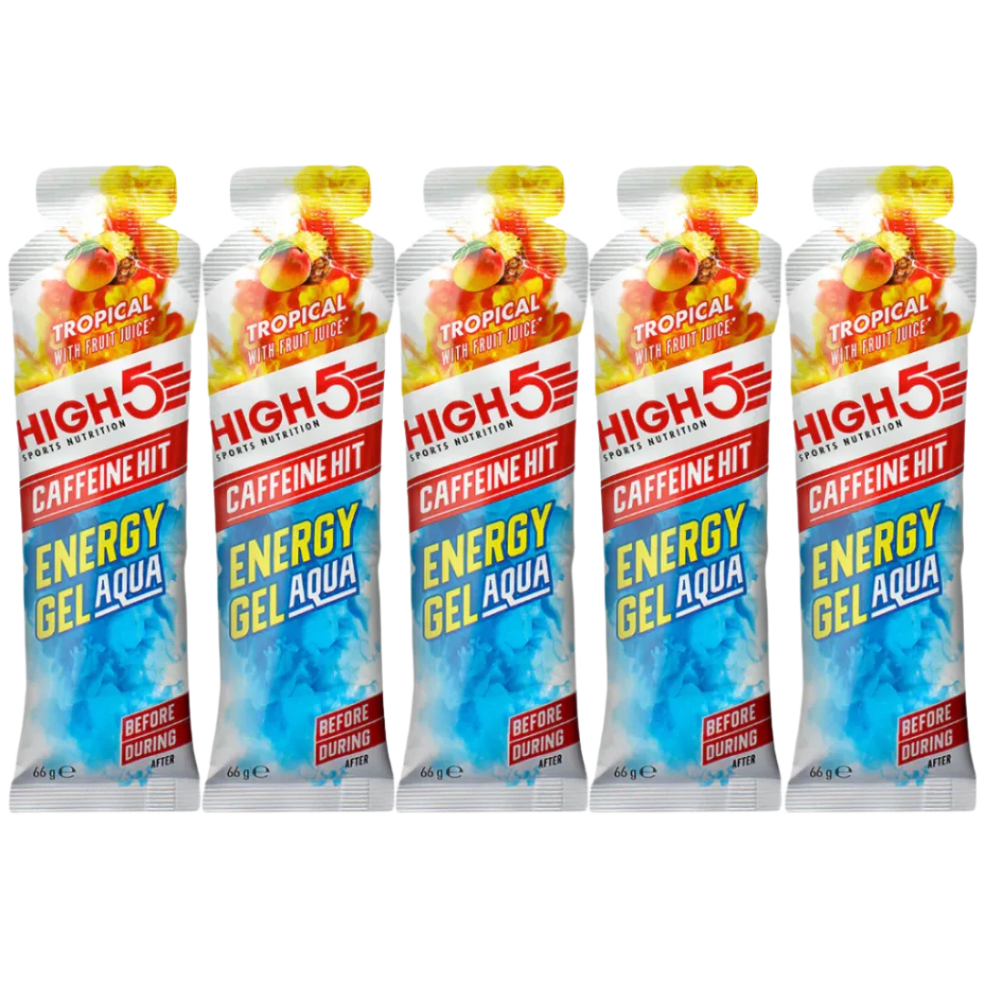 High5 - Energy Gel Aqua - Caffeine Hit - Tropical