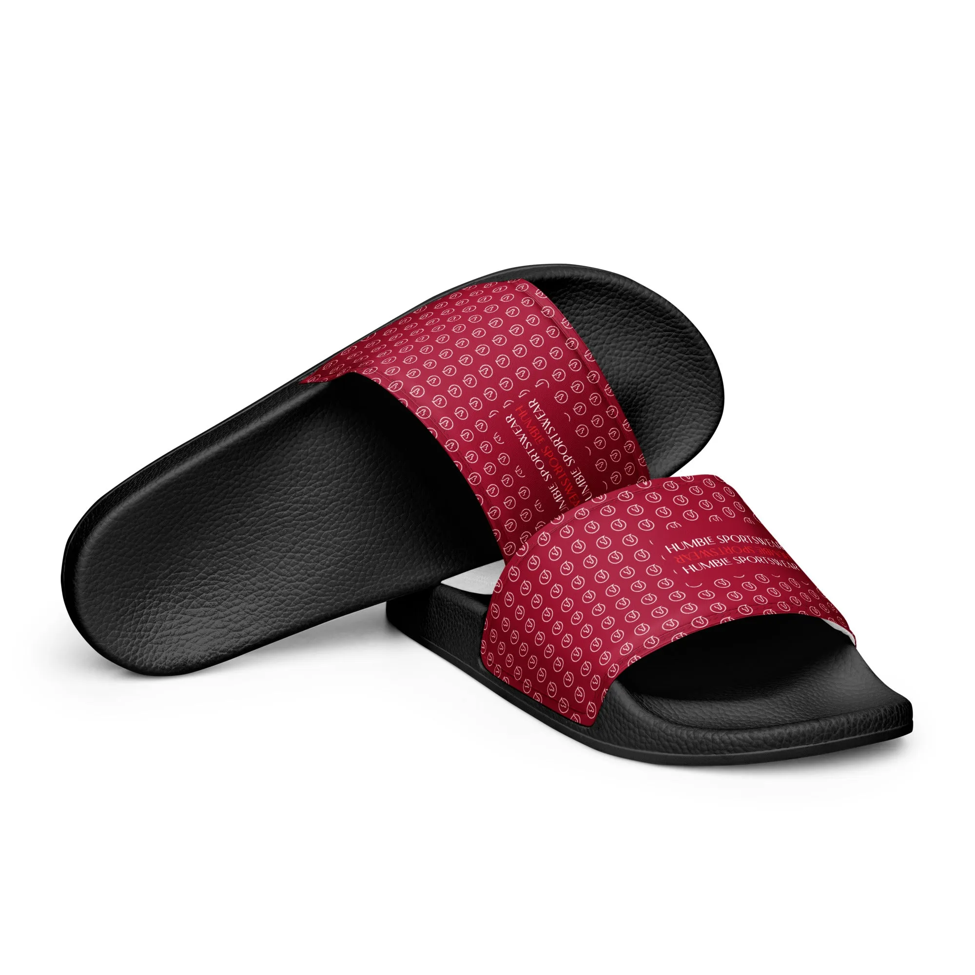 Humble Sportswear™ Women’s Carmine Red Slides Sandals