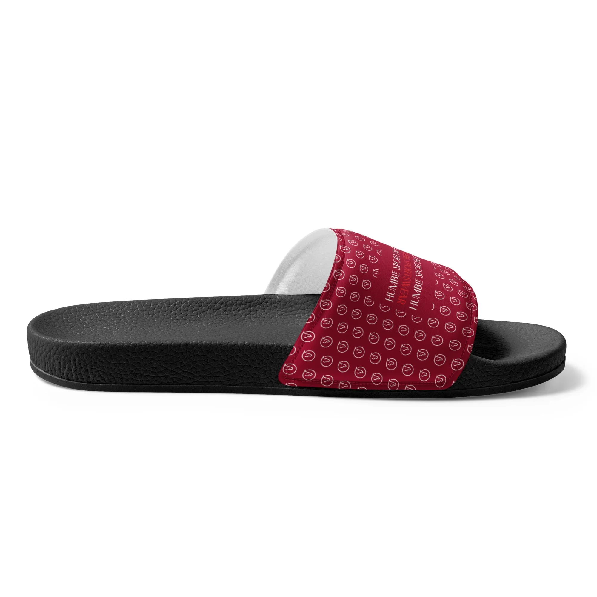 Humble Sportswear™ Women’s Carmine Red Slides Sandals