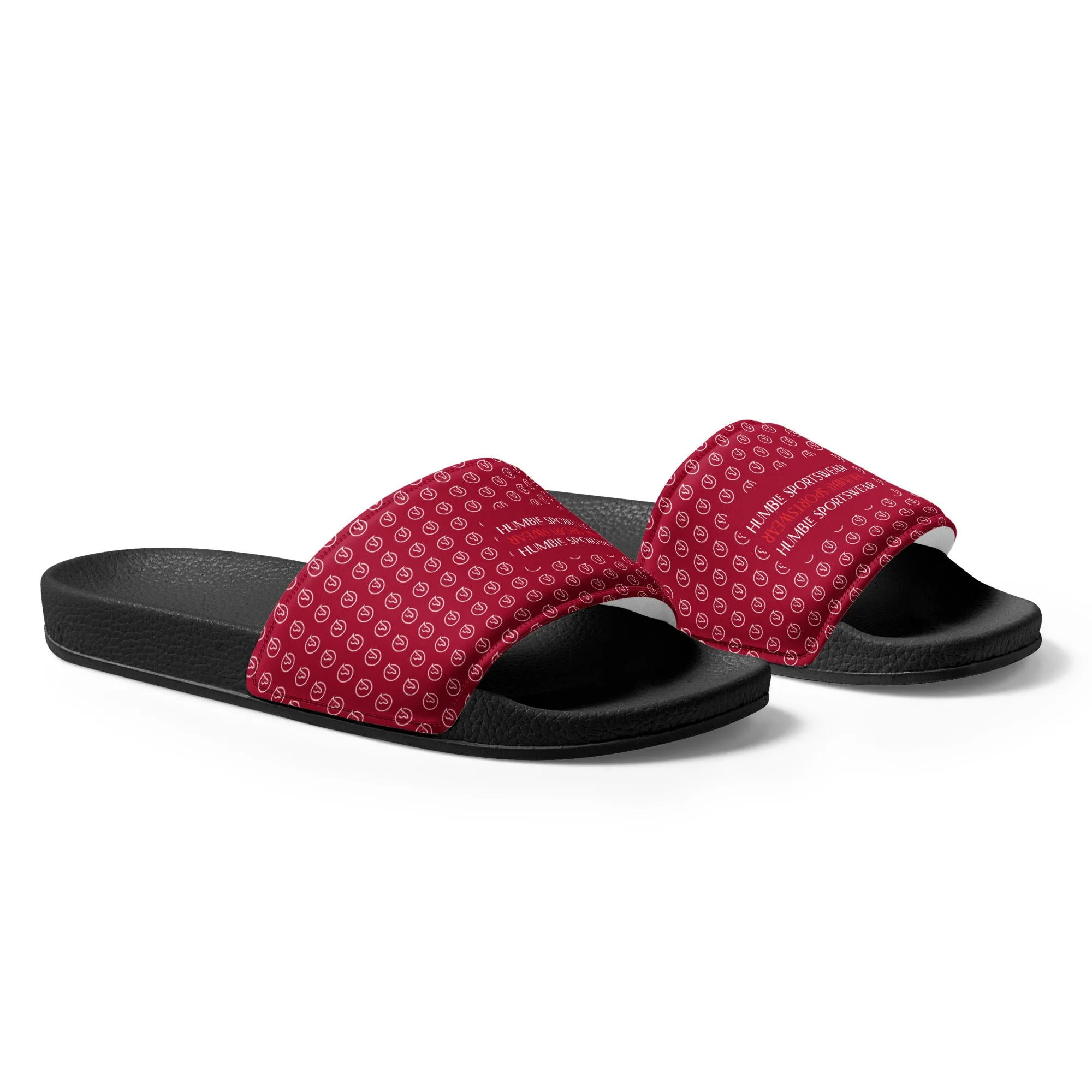 Humble Sportswear™ Women’s Carmine Red Slides Sandals