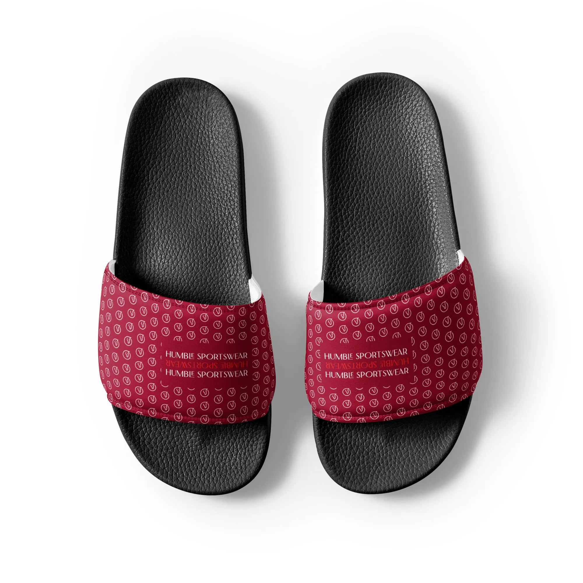 Humble Sportswear™ Women’s Carmine Red Slides Sandals