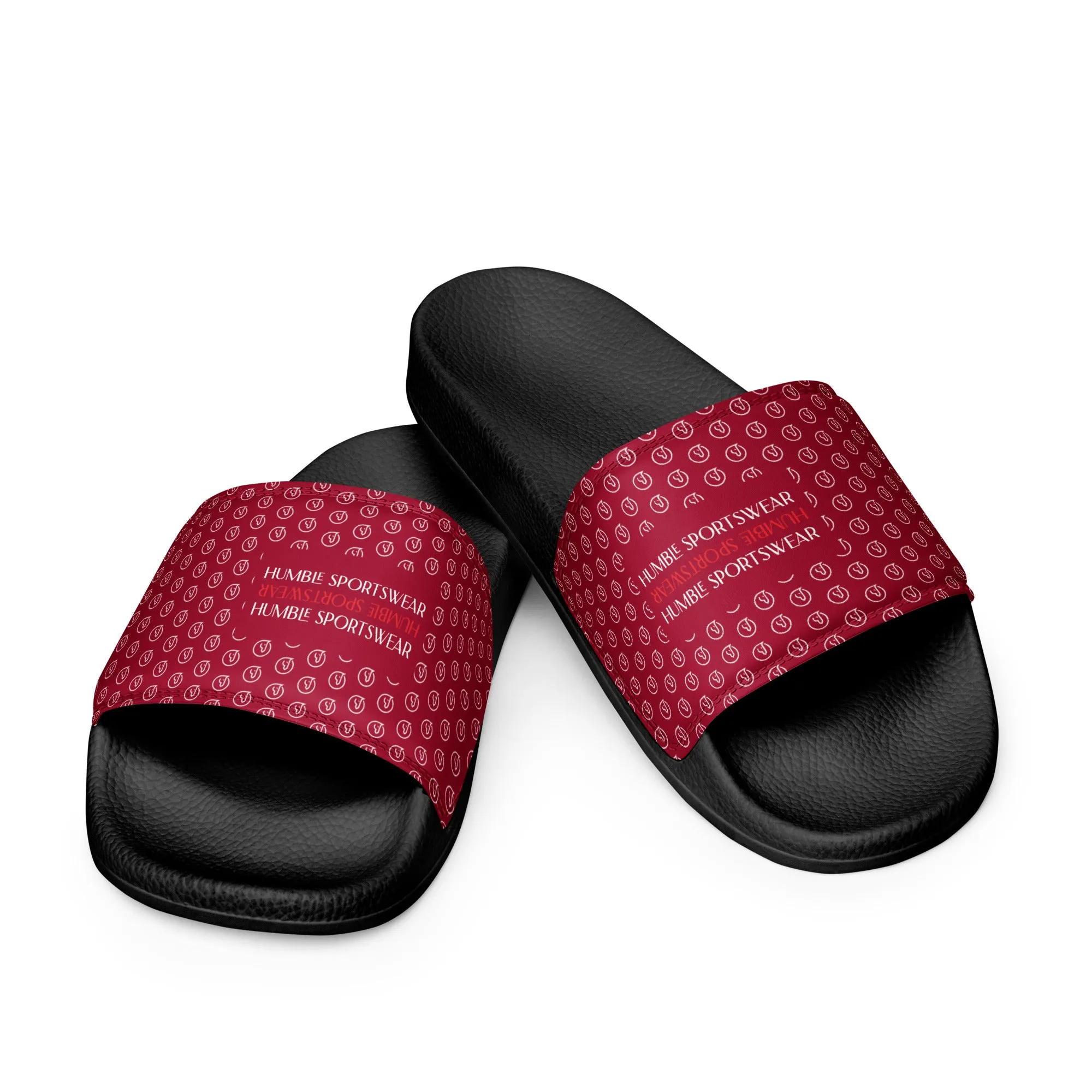 Humble Sportswear™ Women’s Carmine Red Slides Sandals