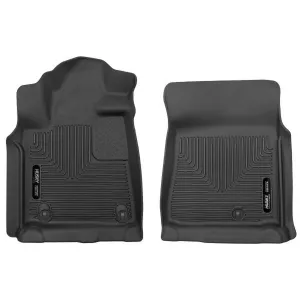 Husky Liners X-Act Contour Floor Mats Black - Front | 2011-2007 Toyota Tundra