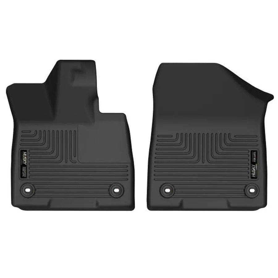 Husky Liners X-Act Contour Floor Mats Black - Front | 2024-2021 Toyota Sienna