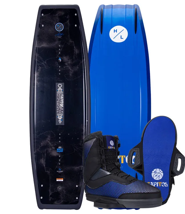 Hyperlite Capitol Wakeboard Package with Capitol Boots (2024)