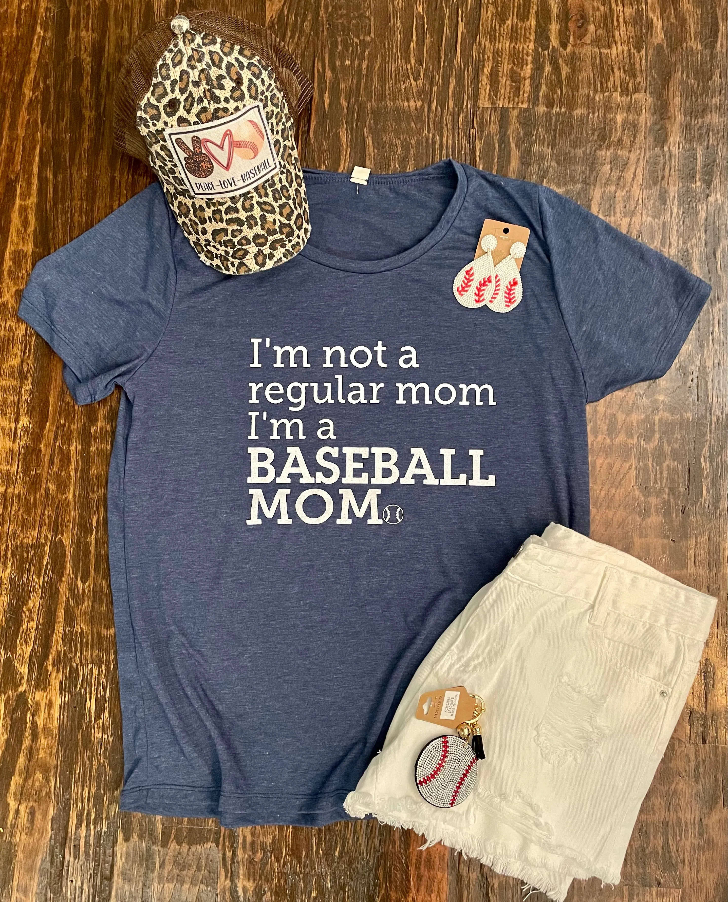 I’m Not a Regular Mom, I’m a Baseball Mom Tee